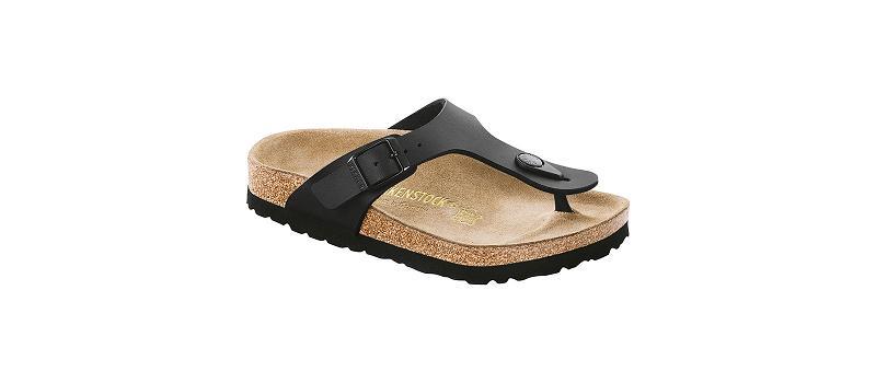 Birkenstock Birko-flor Regular Gizeh Børn Sort | DK 149ZUT